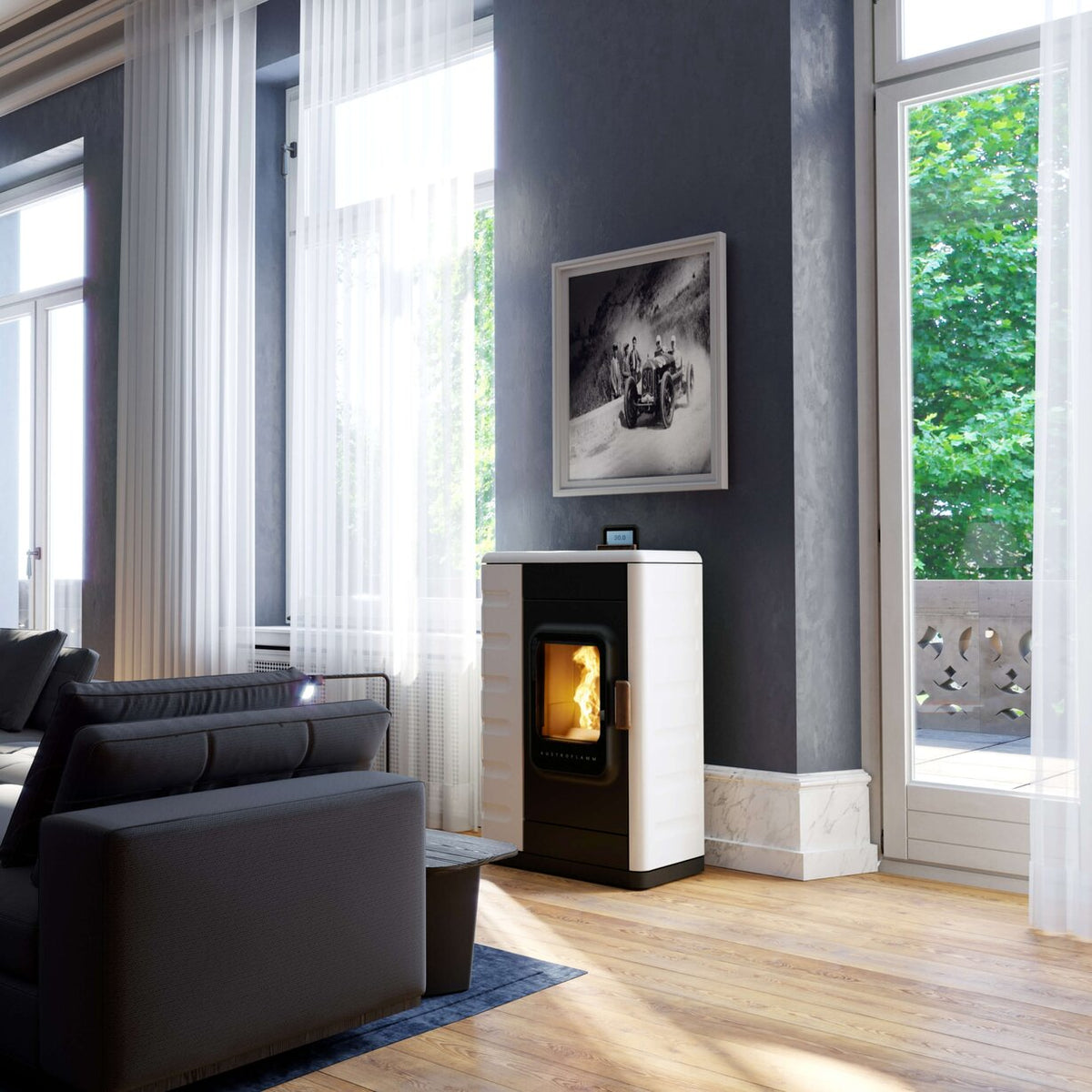 Poêle à granulés Austroflamm Ruby 2.0 8 kW Classe A+