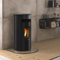 Poêle à granulés Oranier Sando 50 acier noir 8 kW