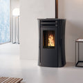 Poêle à granulés Edilkamin Dania 6 AT Top verre noir — 6 kW