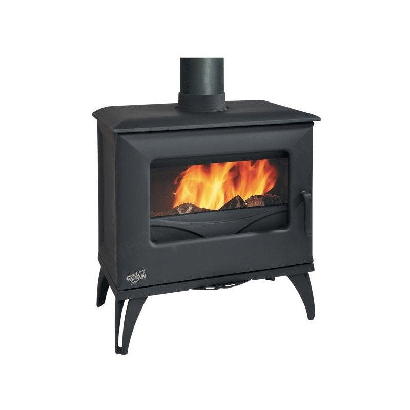 Godin Cube – Poêle à bois 8 kW, foyer 45 cm, classe A