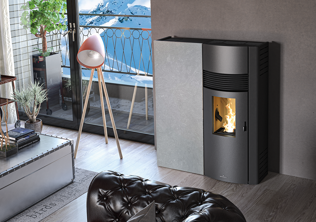 Poêle à granulés Bronpi ADRY – 11 kW – Canalisable