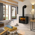 Poêle à bois Oranier Ziva Acier Noir 6 kW - image 1