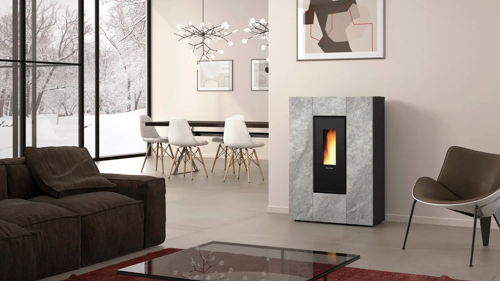 Poêle à granulés La Nordica MARILENA PLUS PETRA 5.0.16 – 8 kW
