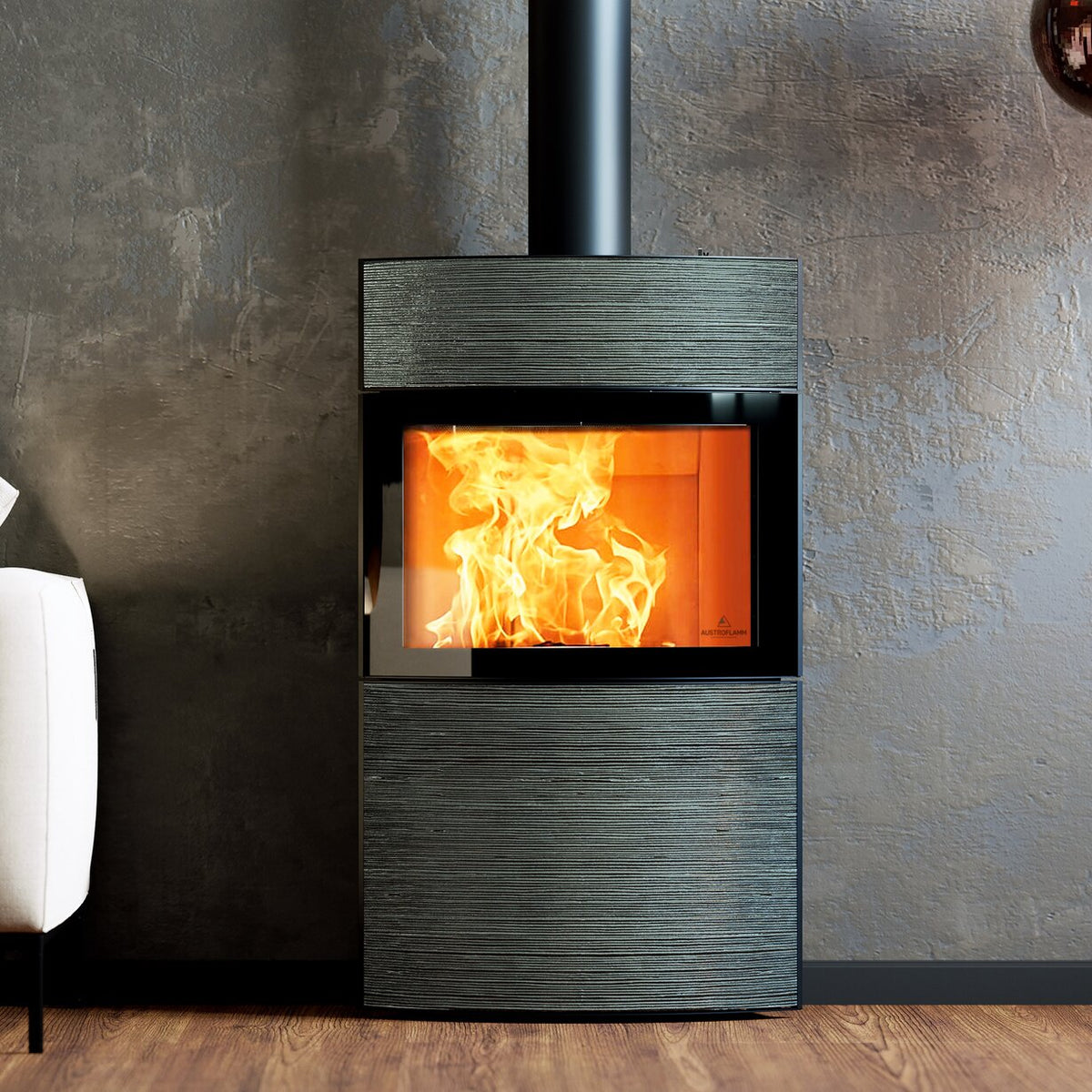 Poêle à bois Austroflamm Fynn Xtra 6 kW avec accumulation thermique Xtra - image 1