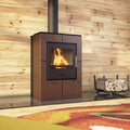 HS Flamingo Evenes Samet Marron – Poêle à bois 9,2 kW