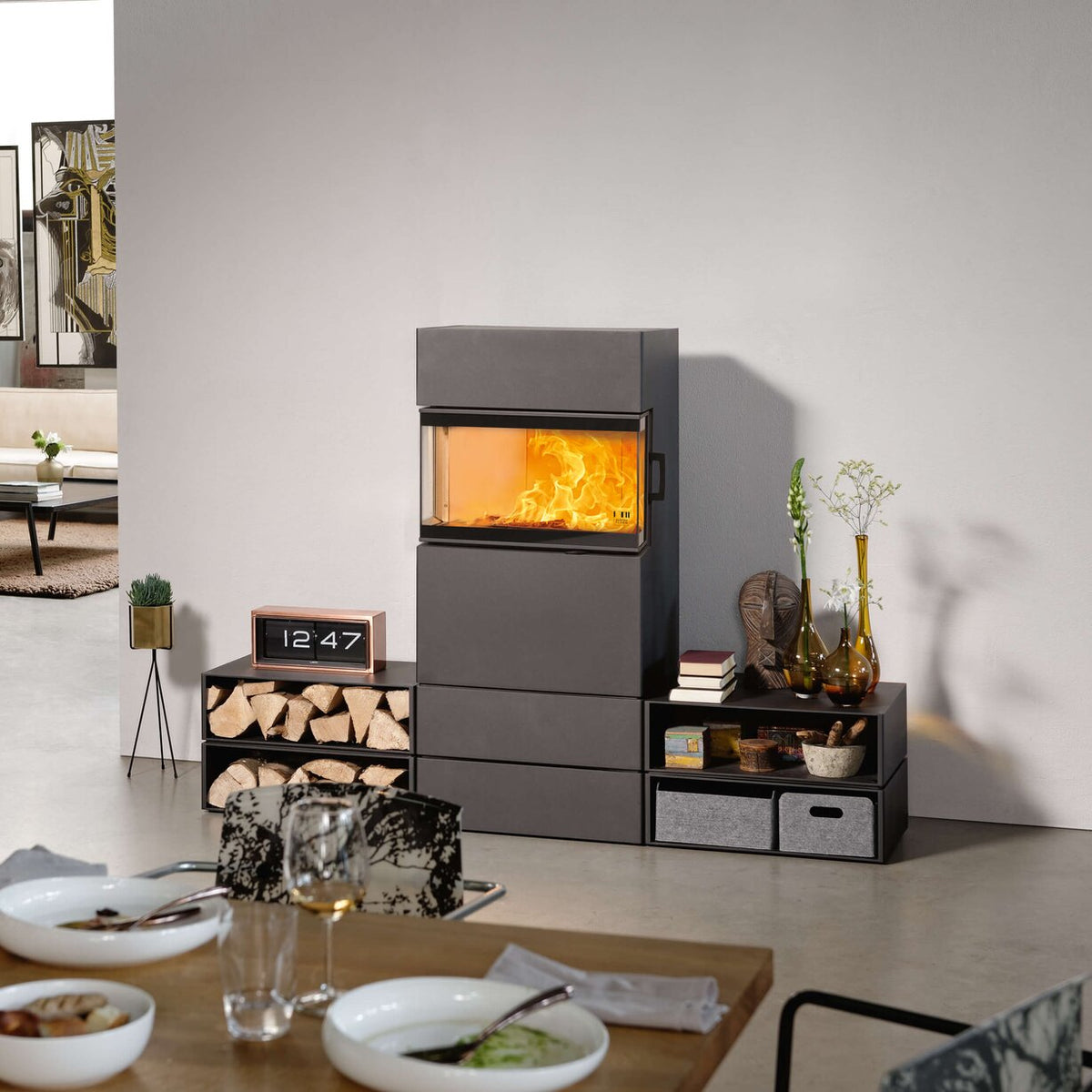 Poêle à bois Austroflamm Dexter S3 6 kW classe A