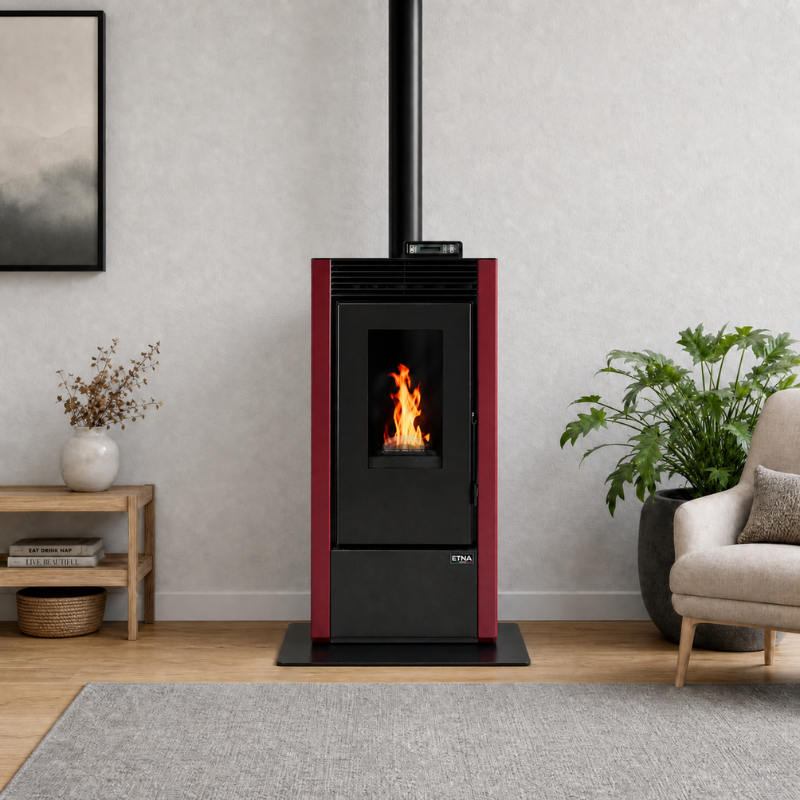 Poêle à granulés étanche ETNA Vittoria Plus 14 kW avec réservoir de 25 kg – image 1