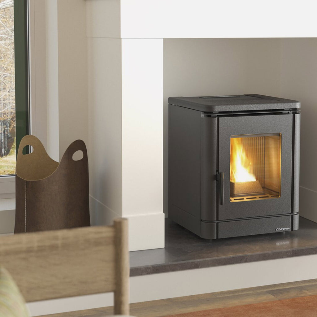 Poêle à granulés Extraflame PEGGY noir 5,1 kW PRESTIGE