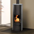 Poêle à bois Schmitzker Vitoria avec échangeur d’eau en stéatite – 8,4 kW