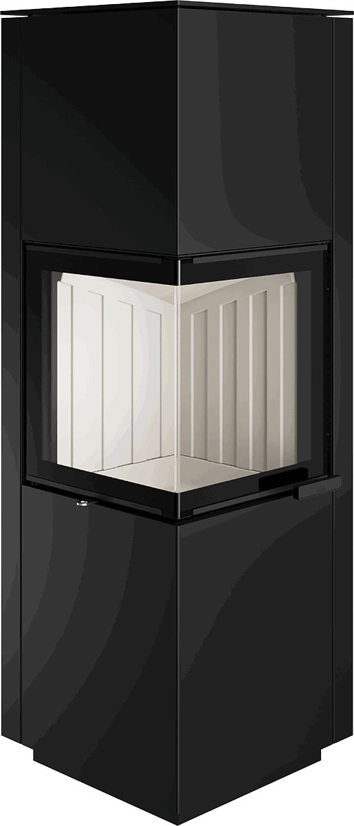 Poêle à bois Spartherm Piko H₂O avec vitre en L – 10,3 kW – image 1