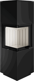 Poêle à bois Spartherm Piko H₂O avec vitre en L – 10,3 kW – image 1