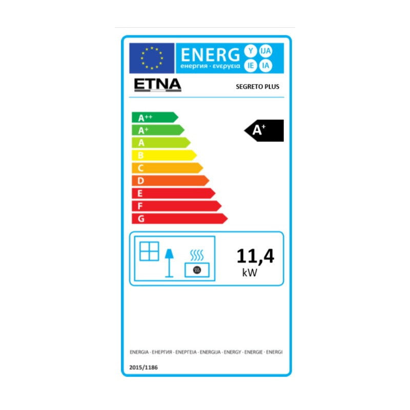 Pack poêle à granulés étanche ETNA Segreto Plus 12 kW avec kit conduit concentrique - image 1