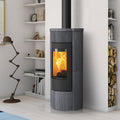 Lotus Prestige M – Poêle à bois noir Indian Night 5 kW