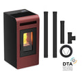 Pack ETNA Luxe Cayenne 16 kW rouge avec kit de raccordement sortie arrière