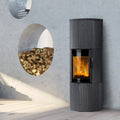 Poêle à bois Lotus Maestro 152 Magic porte Indian Night 6 kW sortie arrière - image 1