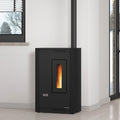 Poêle à granulés extra plat Extraflame Luisella 5.0 5 kW avec réservoir 10 kg