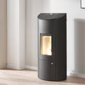 Olsberg Levana 3.0 poêle à granulés acier noir 8 kW – chauffage jusqu’à 80 m²