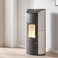 Olsberg Levana 3.0 poêle à granulés 6 kW acier noir et céramique Caffe Freddo