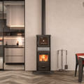 Poêle à bois bouilleur La Nordica TermoRossella Plus Forno DSA pierre naturelle 11,1 kW — image 1