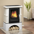 Justus Bavaria – Poêle à bois blanc érable 7 kW