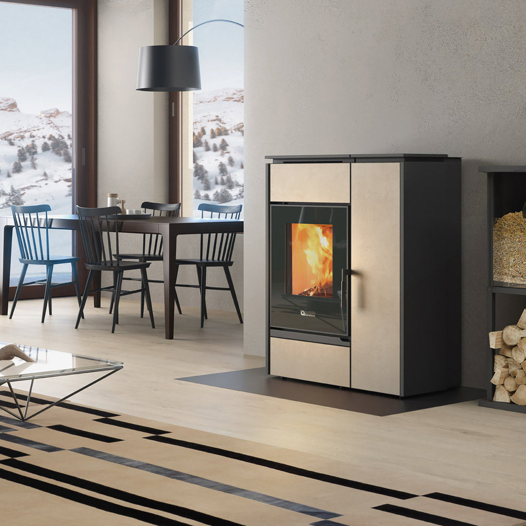 Poêle hybride Extraflame Evolution Line Margaret Corten 10 kW pour 287 m³ - image 1