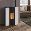Poêle à granulés Edilkamin EK63 Gotha 70 Evo acier blanc 6,7 kW