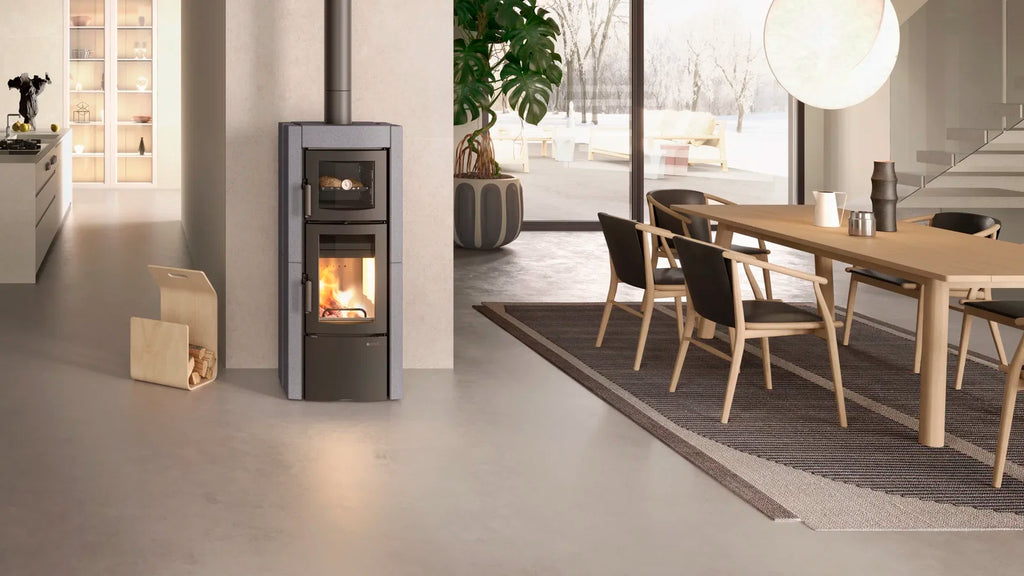 Poêle à bois La Nordica Ester Forno 5.0 avec four 8 kW