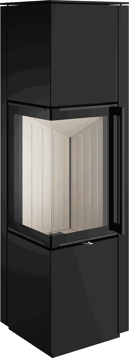 Poêle à bois Spartherm Piko L avec vitre en L 7,7 kW