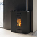 Poêle à granulés Edilkamin EK63 Entity 90+ Evo acier noir 8,7 kW