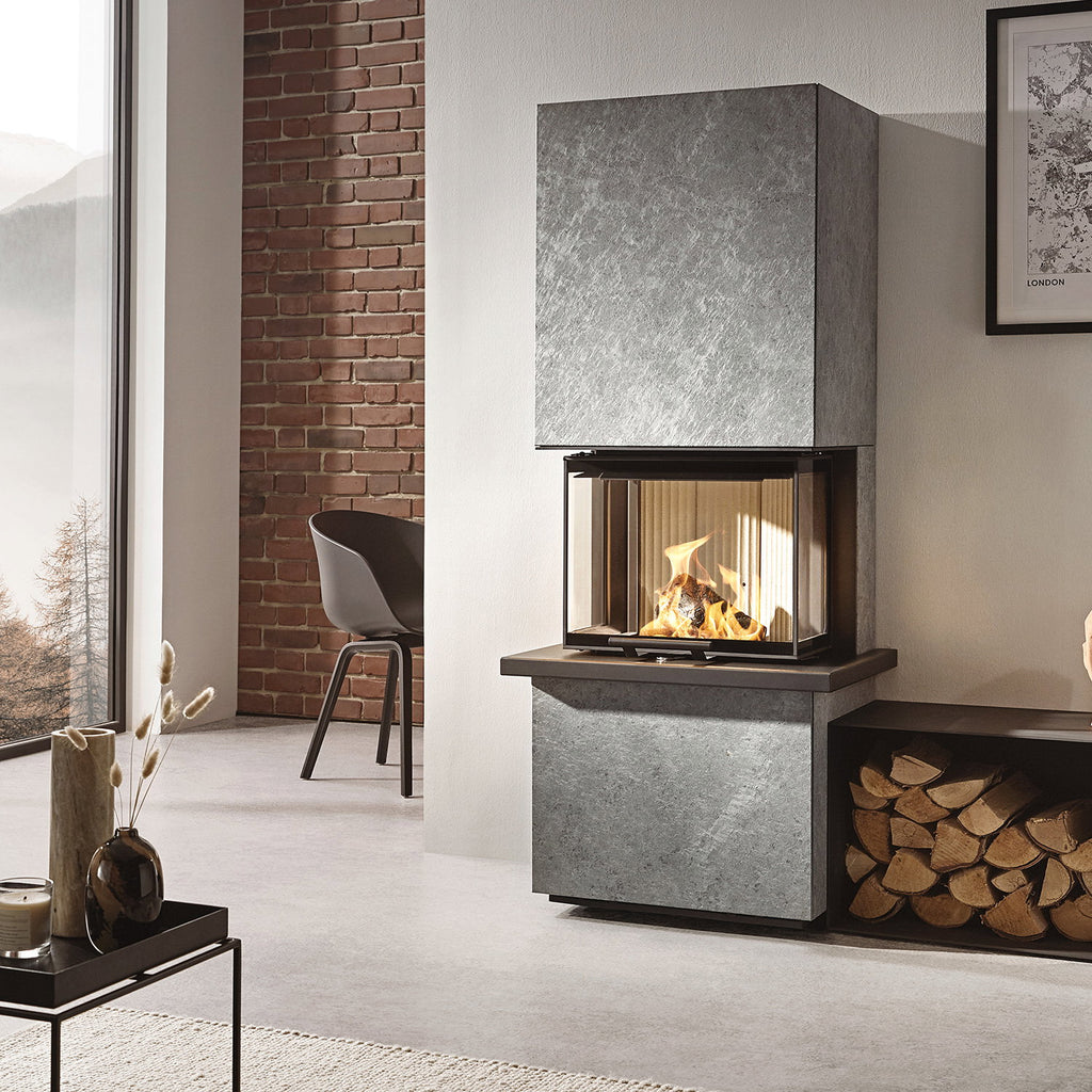 Olsberg Osorno S Poêle à bois en pierre naturelle serpentine 5,7 kW – image 1