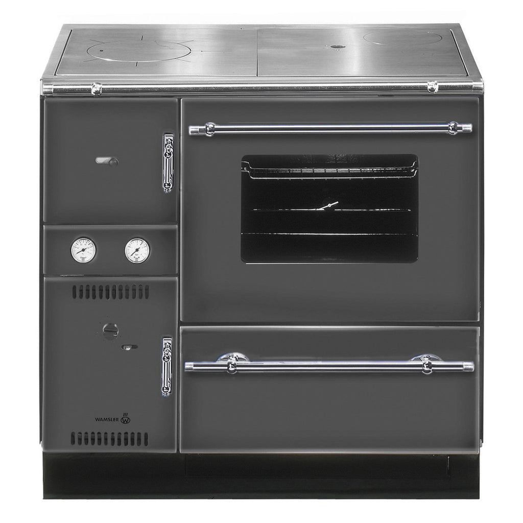 Poêle de cuisine à eau Wamsler K 148 CL anthracite et chrome, 23 kW