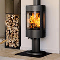 Poêle à bois Dovre Astro 4CB/P acier noir — construction 2, 8 kW