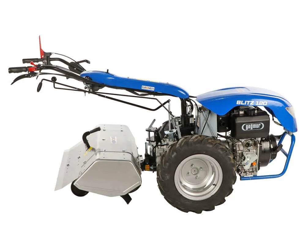 EuroMech BLITZ 120 motoculteur diesel Yagmur D460 12 CV démarrage électrique avec fraise 83 cm - photo 8