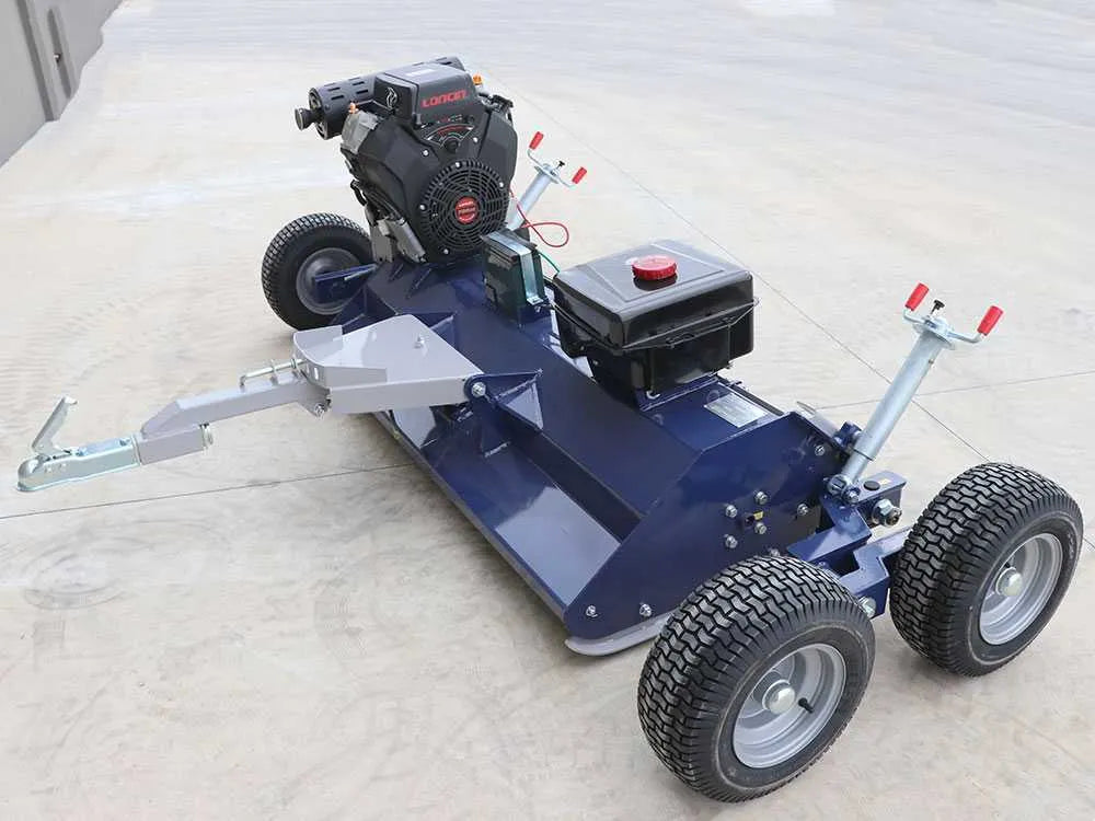 BullMach PAN 150 L - Tondeuse débroussailleuse tractée pour quad - Loncin LC2V80FD - vue 4