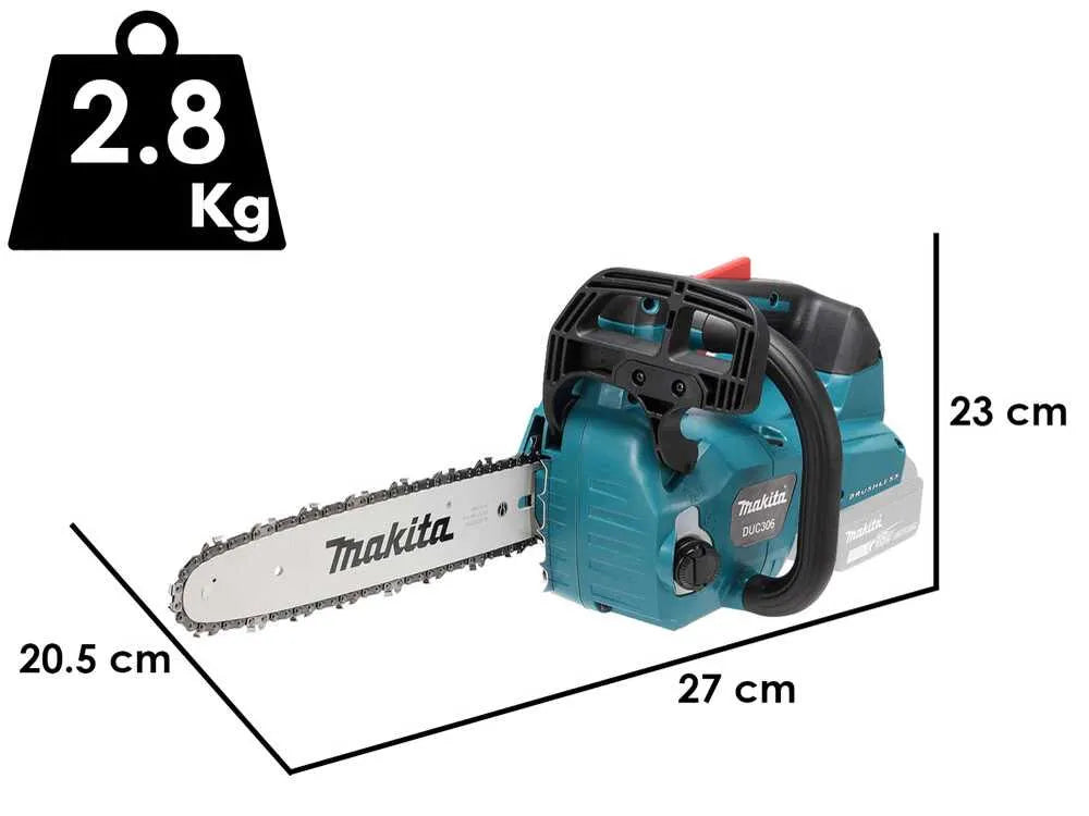 Makita DUC306Z – Tronçonneuse à batterie 36 V – Guide 30 cm – Sans batterie ni chargeur – photo 4