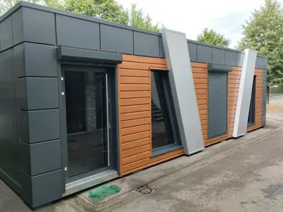 Bureau Container Dublin 10 × 6 m – 60 m² avec Transport et Montage Inclus