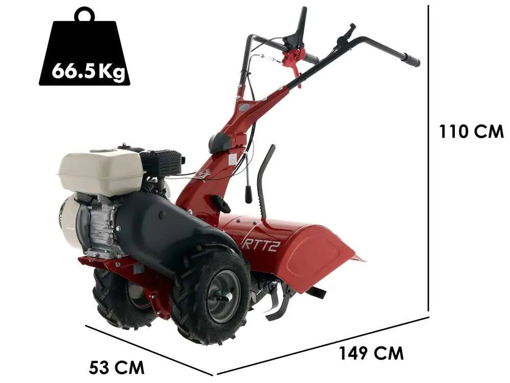 Eurosystems RTT2 SR Motoculteur à essence Honda GP160 4,8 CV avec fraise 50 cm - photo 3