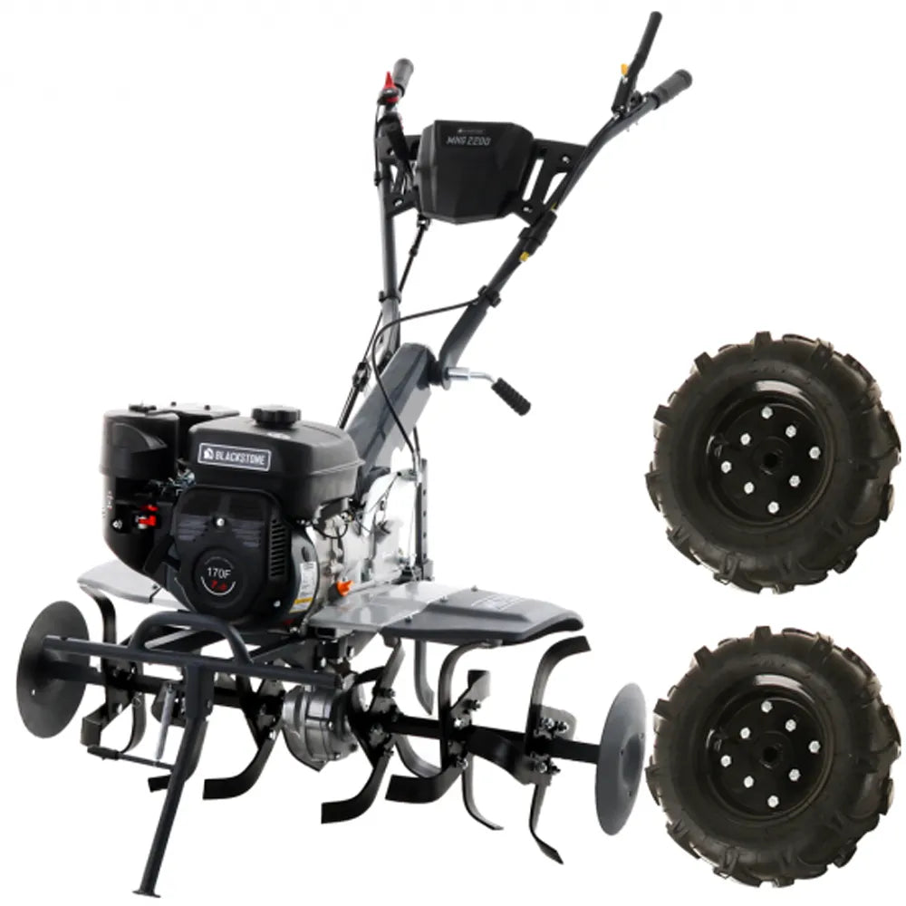 Motobineuse thermique BlackStone MHG 2200 — 212 cm³ (7 CV), fraises arrière, largeur 90 cm - photo 1