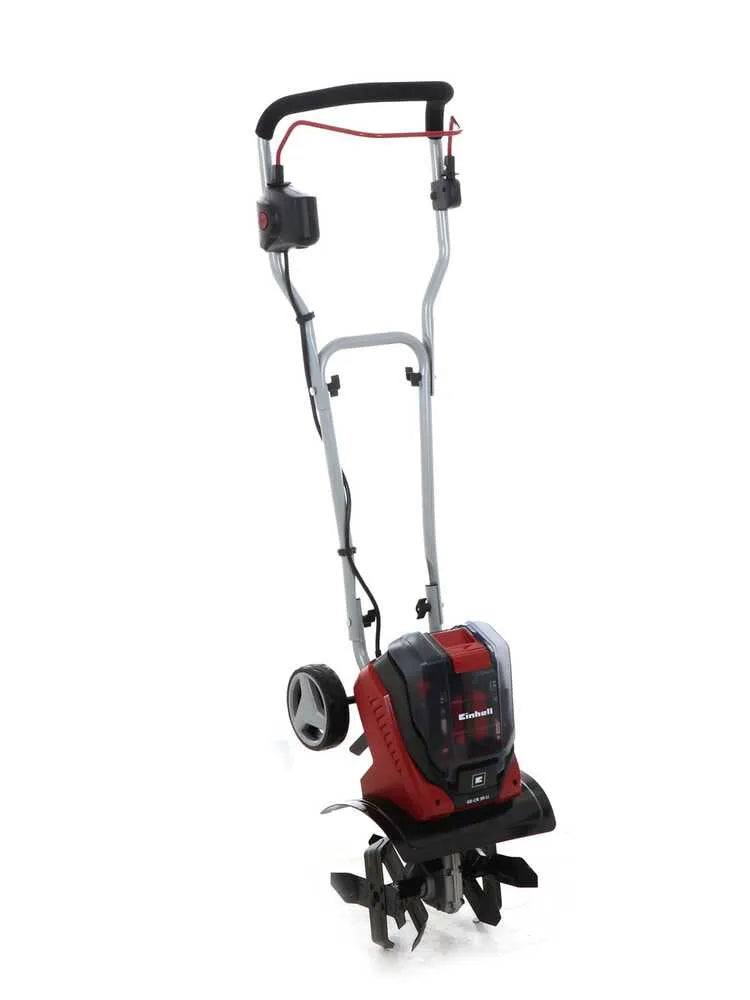 Einhell GE-CR 30 Li — Motobineuse à batterie 36 V (2 x 18 V 5,2 Ah) avec roues