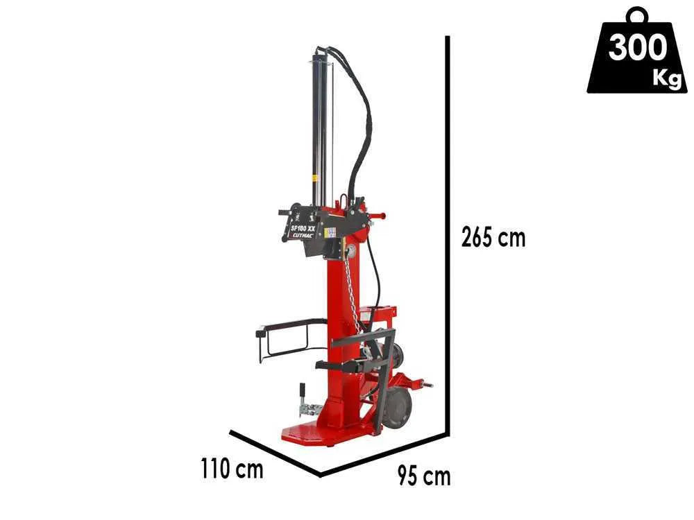 Docma SF180 PTO XX - Fendeuse à bois sur tracteur - Verticale - vue 2