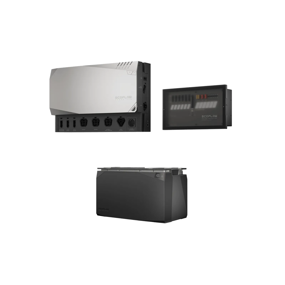 Kit énergétique EcoFlow Ready 5 kWh avec Power Hub 3600 W et panneau de distribution