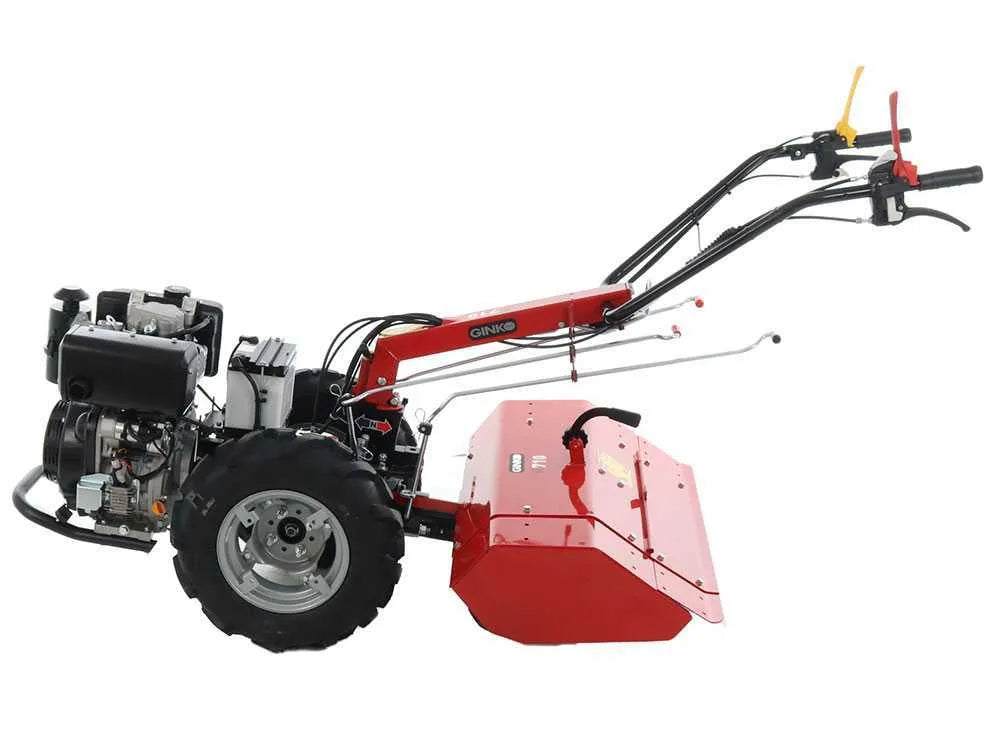 Motoculteur diesel GINKO R710 EKO Loncin D404F avec démarrage électrique et essieu différentiel