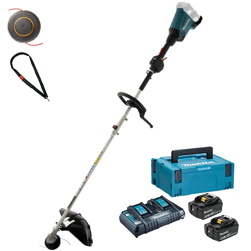 Makita DUX60 - Débroussailleuse à batterie 2 x 18 V - 5 Ah - vue 1