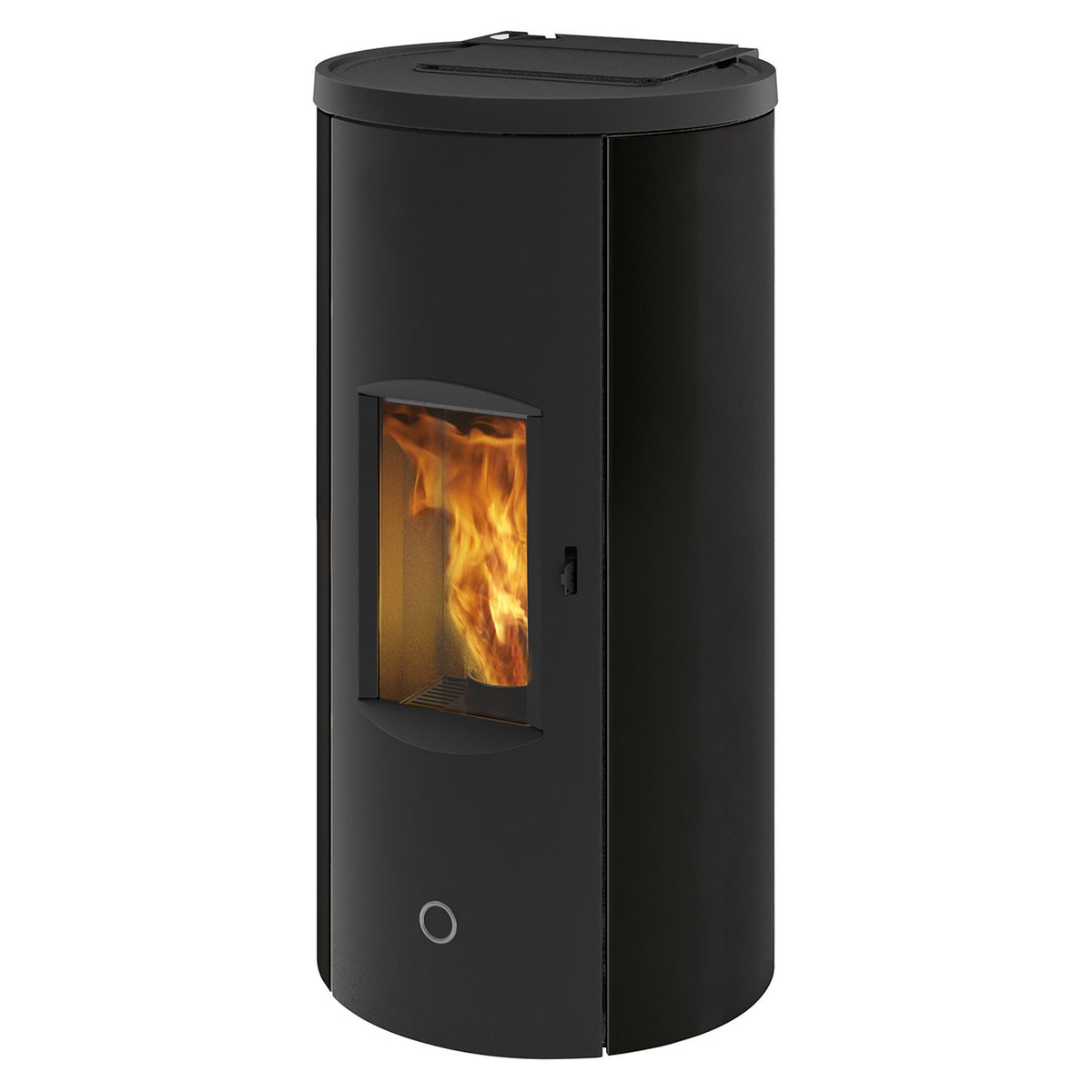 Poêle à granulés Edilkamin EK63 Like 90+ Evo acier noir raccordement arrière 9,2 kW