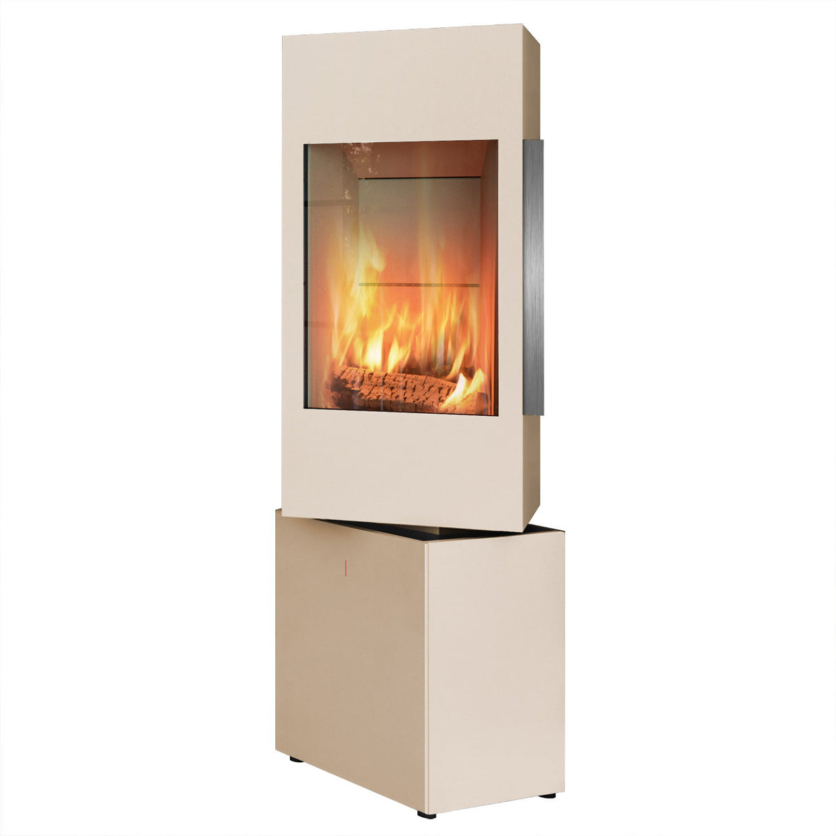 Poêle à bois Spartherm SEO S Perle 6 kW avec 1 m³ de bois offert