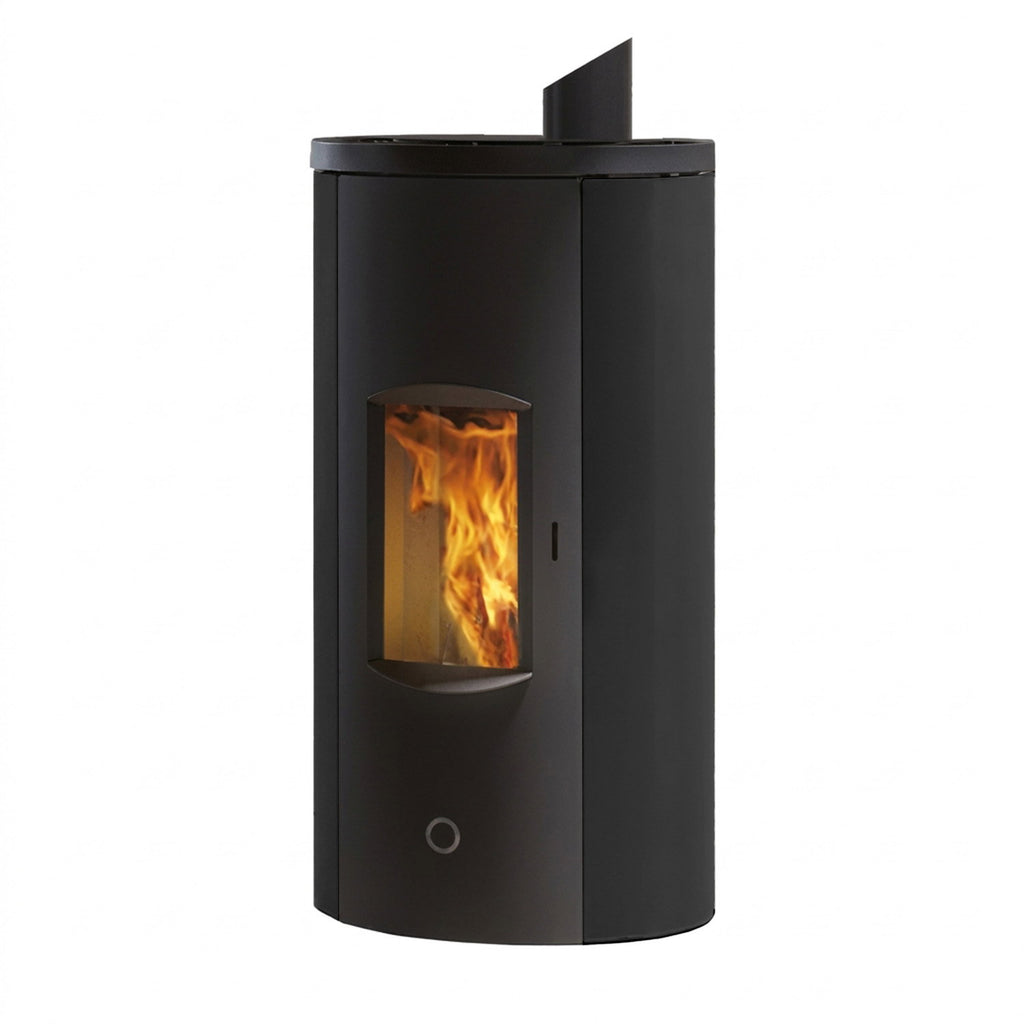 Poêle à granulés Edilkamin EK63 Like 90+ Evo acier noir COAX 9,2 kW