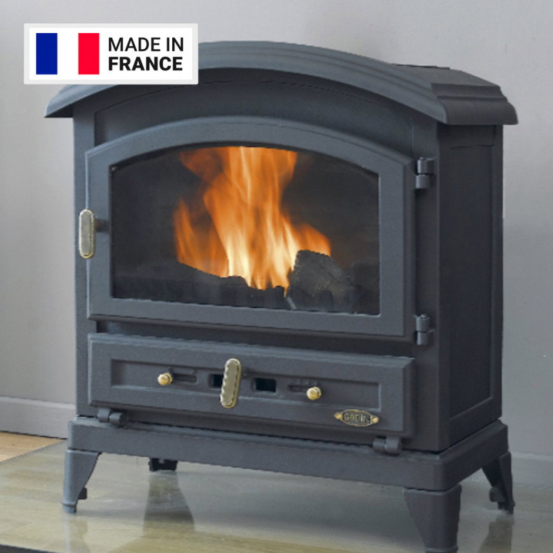 Poêle à bois Godin Canadien 10 kW – Noir