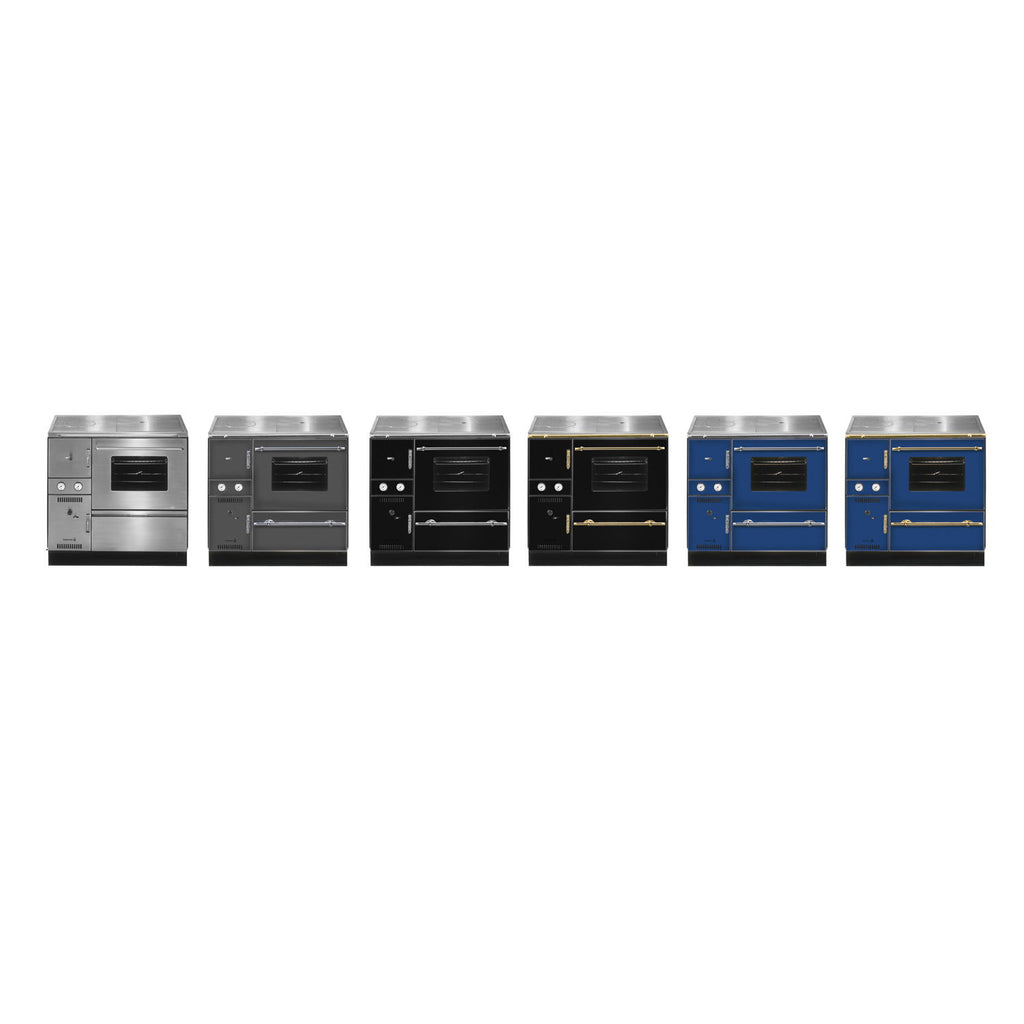 Poêle de cuisine à eau Wamsler K 148 CL anthracite et chrome, 23 kW