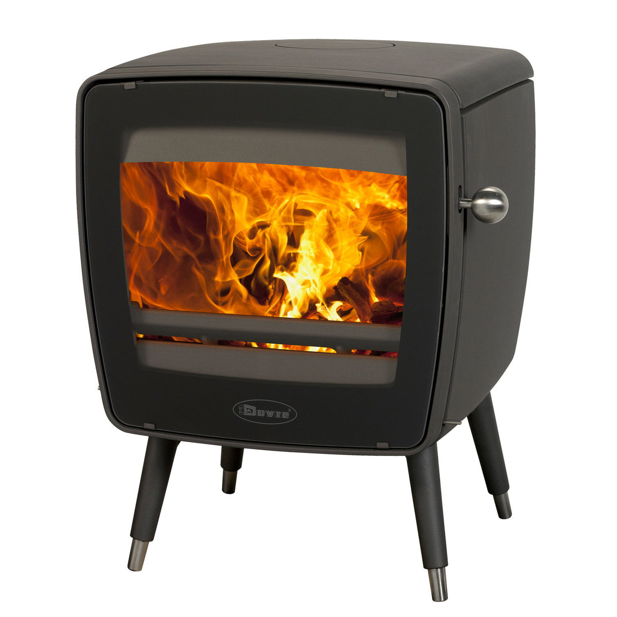 Poêle à bois Dovre Vintage 35 en fonte noire 7 kW
