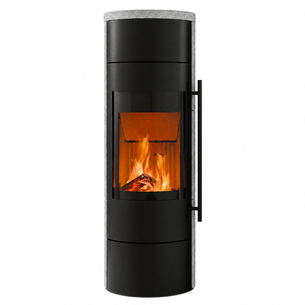 Olsberg Alor PowerBloc! – Poêle à bois 6 kW en pierre naturelle serpentine